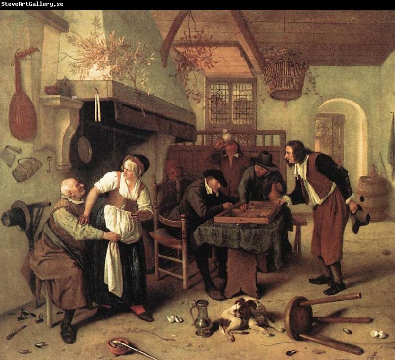 Jan Steen In the Tavern